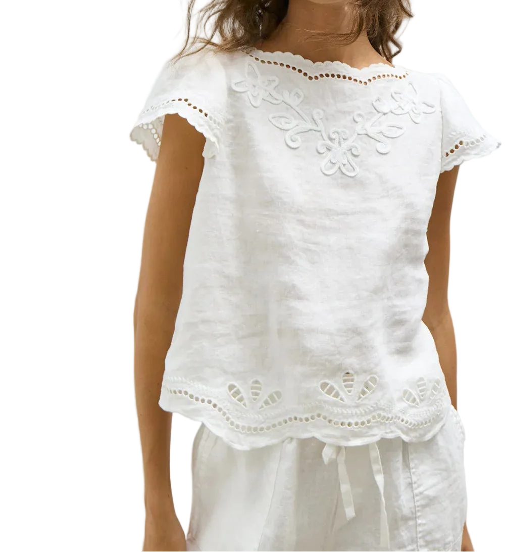 Melissa Nepton Baza Top - Off White