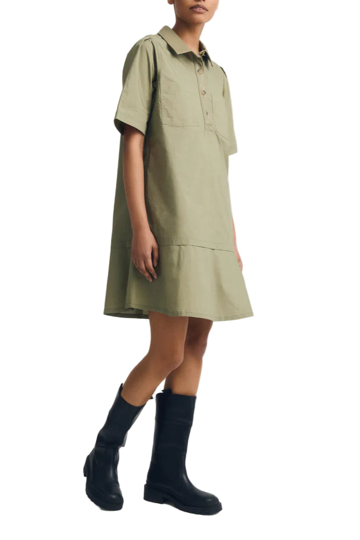 Melissa Nepton Brooklyn Dress - Dark Moss