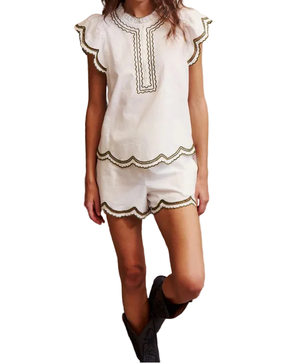 Melissa Nepton Ness Blouse - Off White