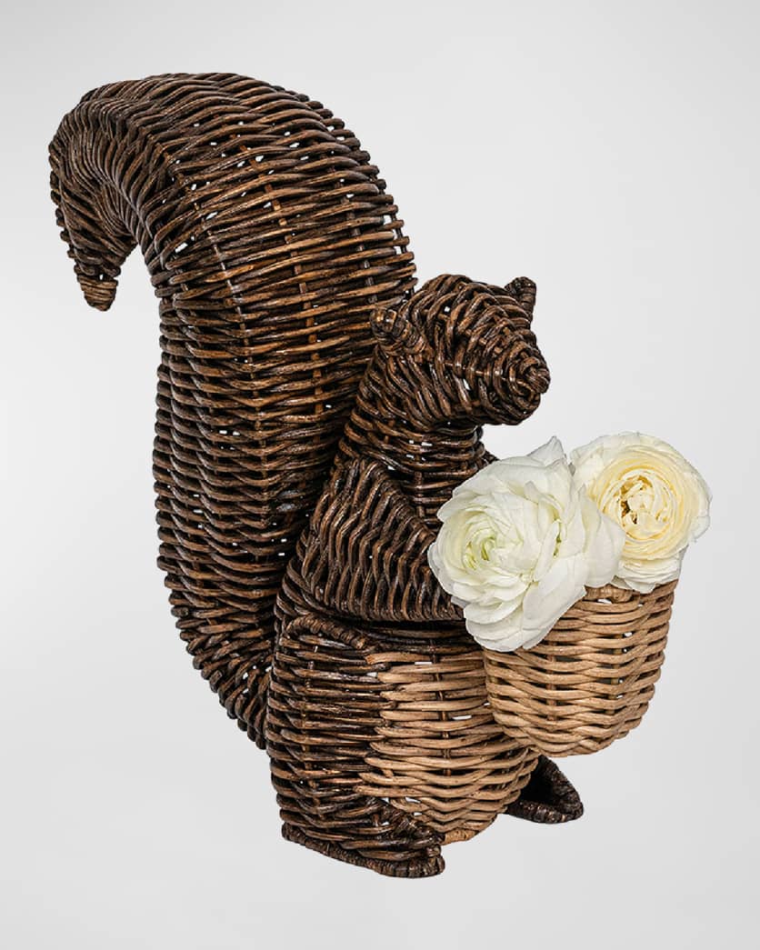 Juliska Willow Squirrel Candle Holder