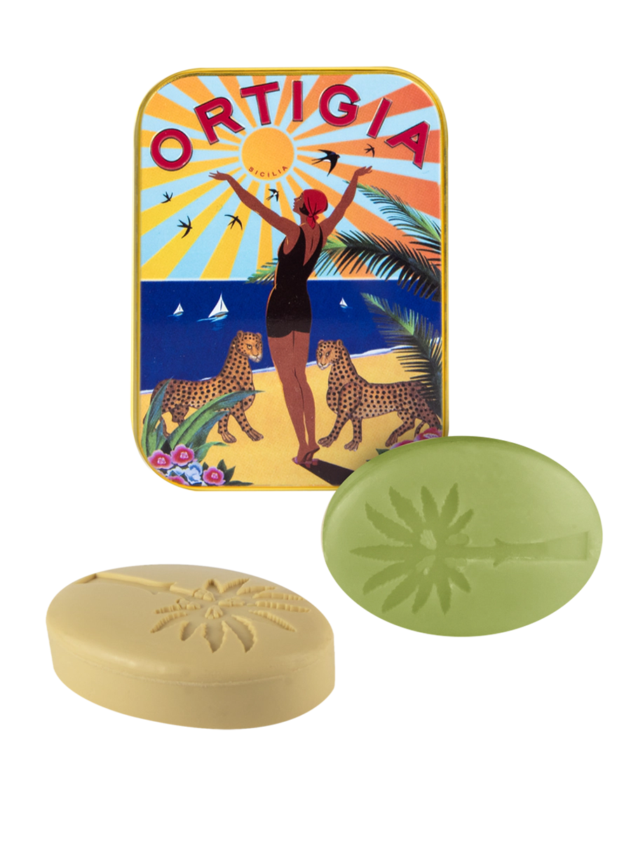 Vietri Ortigia City Tin Set of 2 Soaps