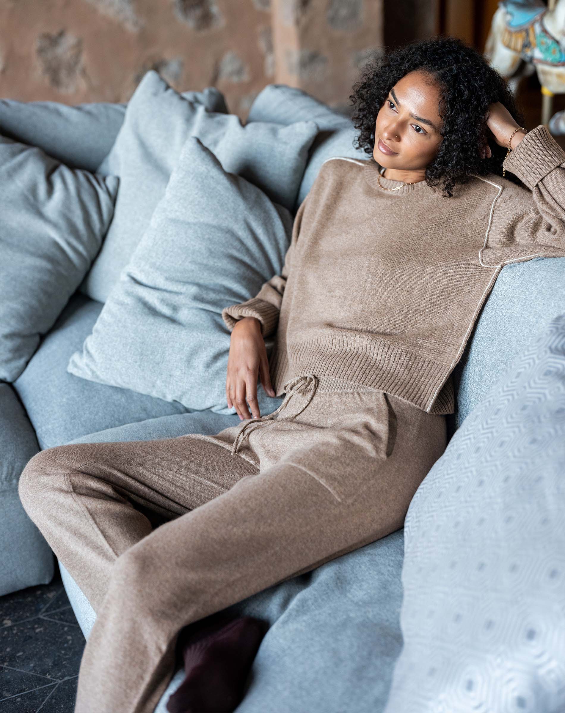 Voyageur by MerSea Cashmere Travel Set - Beige