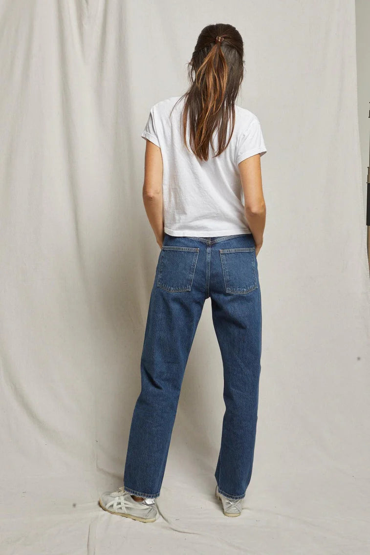 Perfect White Tee - Alanis V-neck - White