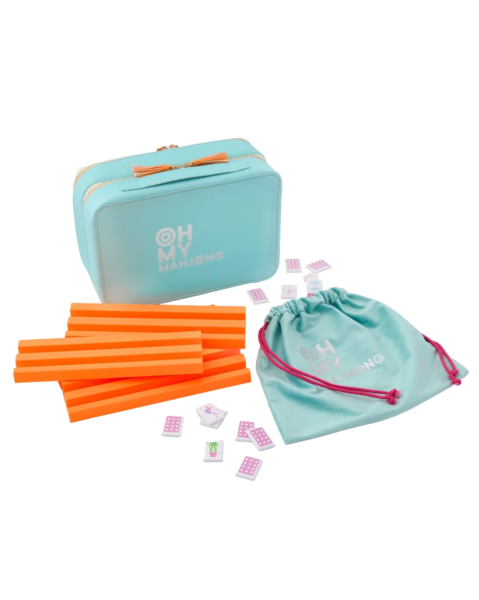 OH MY MAHJONG Poppy Debutante Tile Set