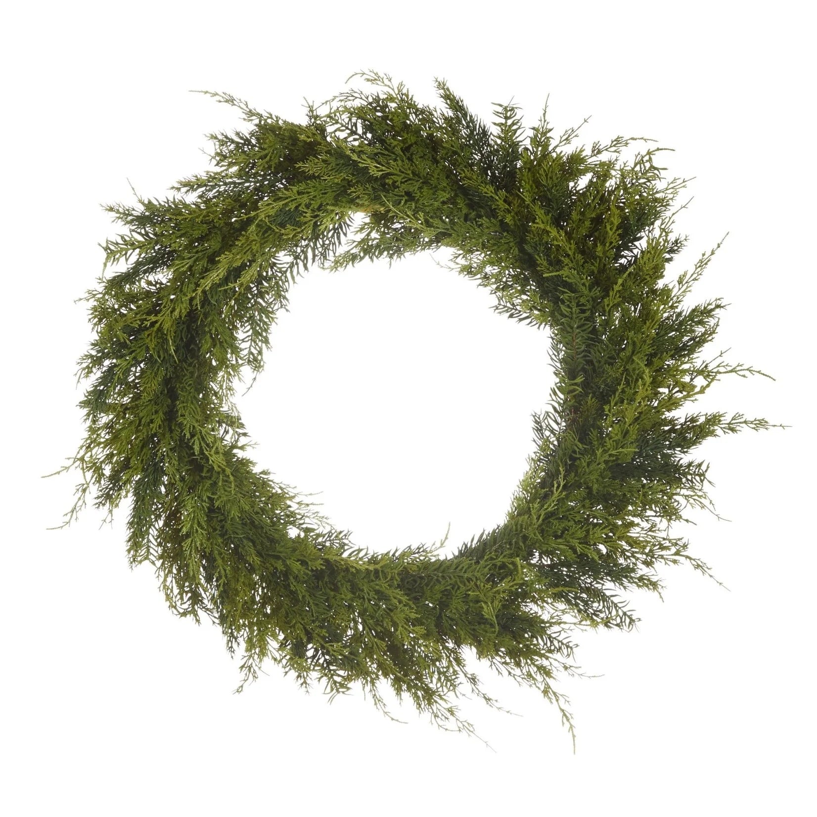 36" Green Cedar Wreath