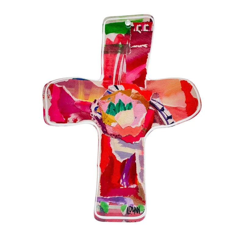Acrylic Everlasting Love Cross - (multiple colors)