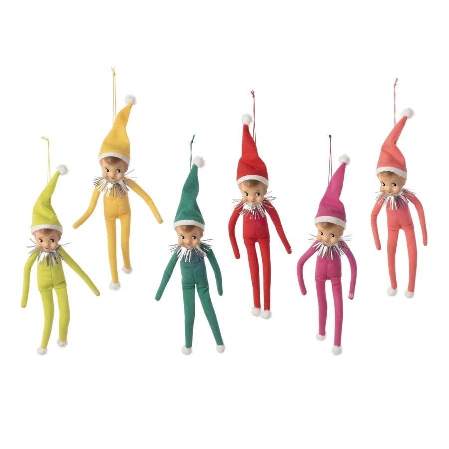 Elf Doll Felt with Vinyl Head