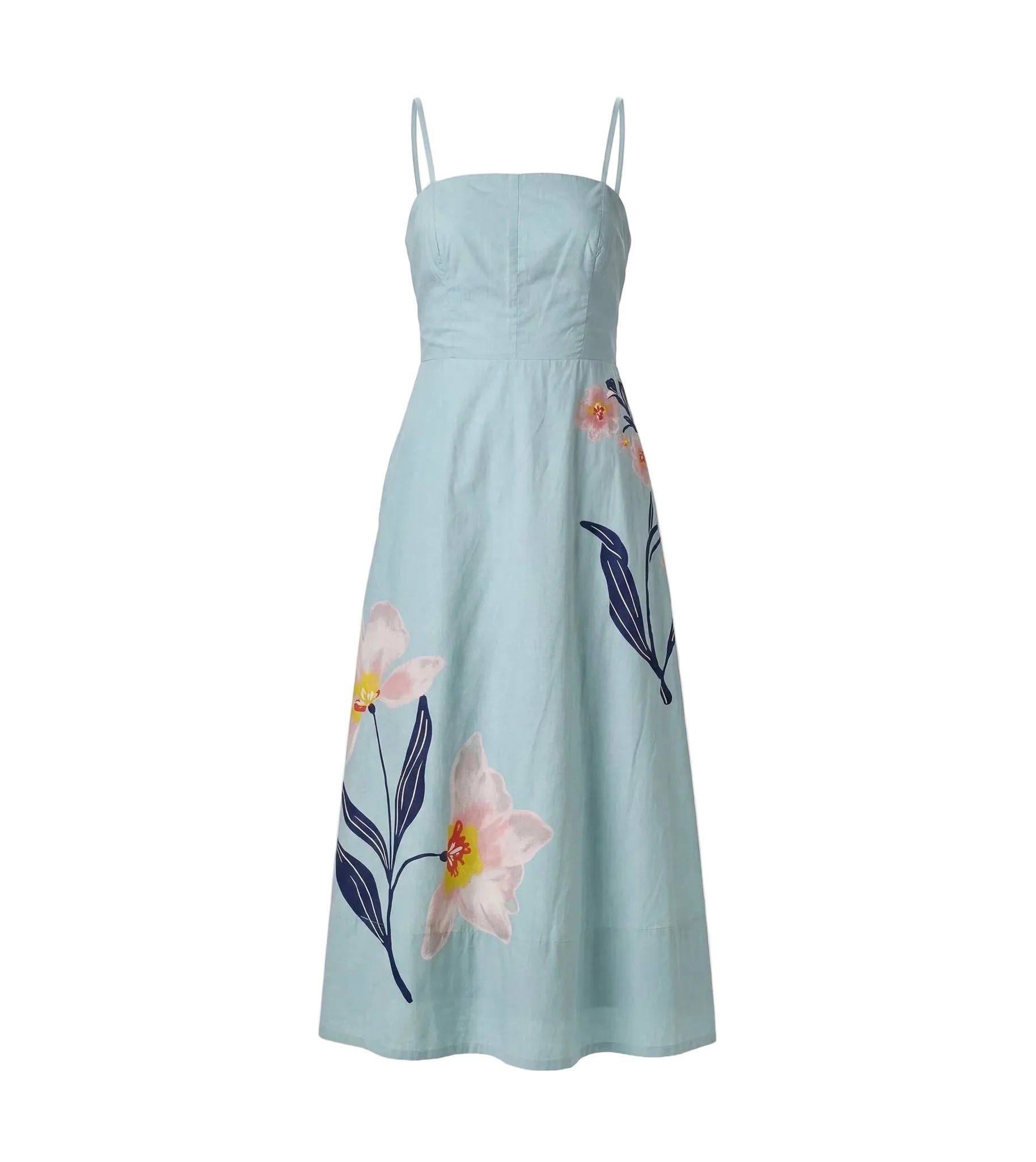 Cleobella Riley Ankle Dress - Blue Surf