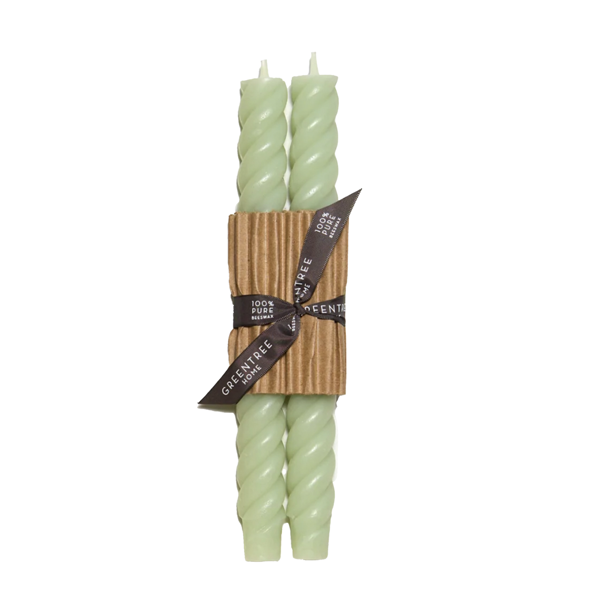 Rope Candles (pair) - 10" - (three colors)