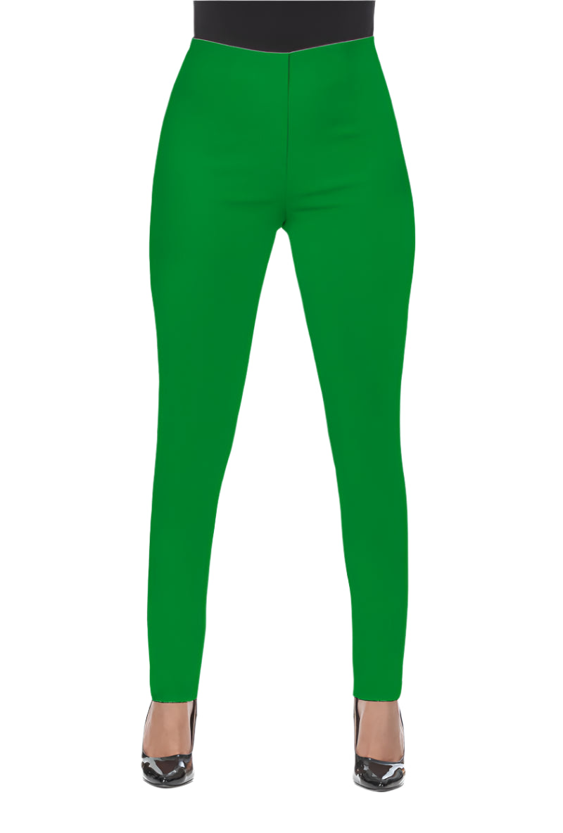 Sasha Tapered Leg Ankle Pant - Kelly Green