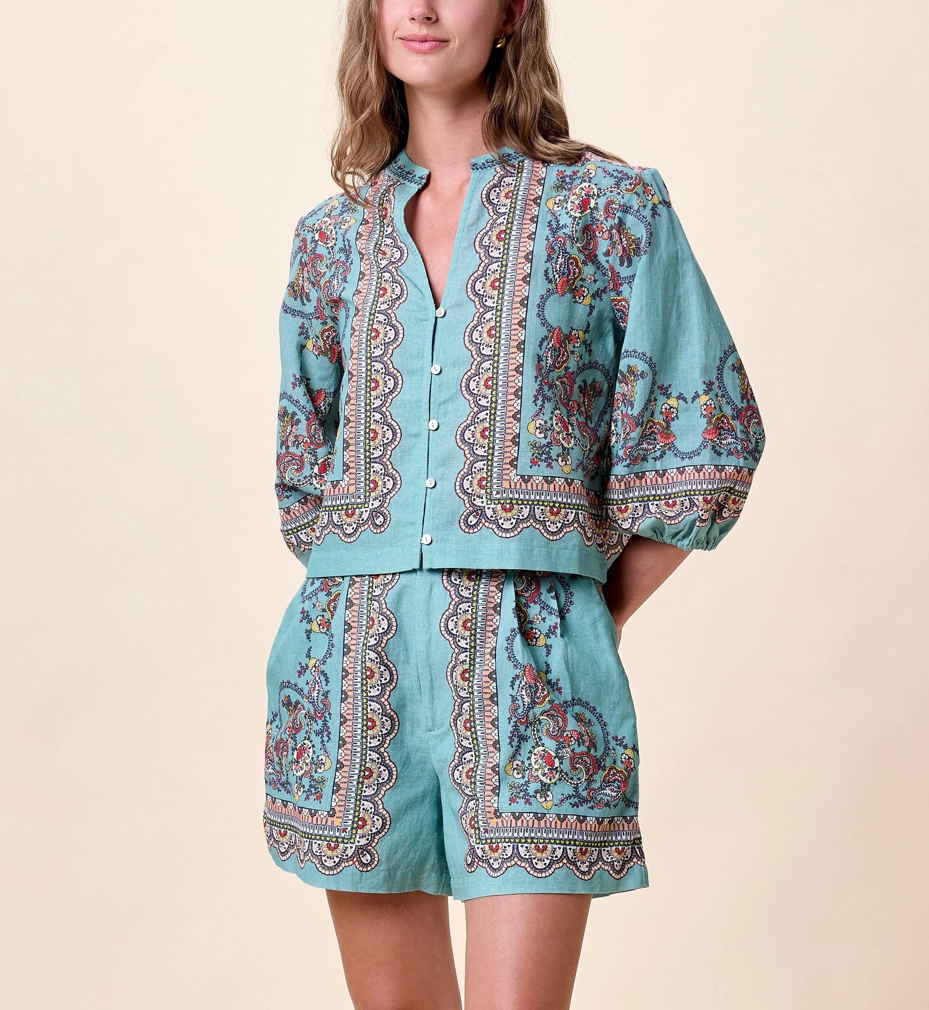 Cleobella Sebastian Short - Bleura Print