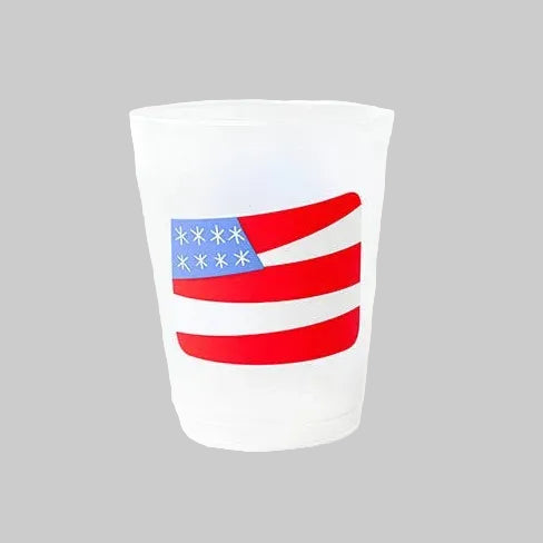 Flag Frosted Cups Set of 10