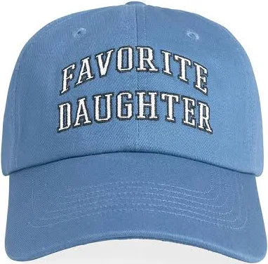 "Favorite Daughter" Collegiate Logo Hat- River Blue
