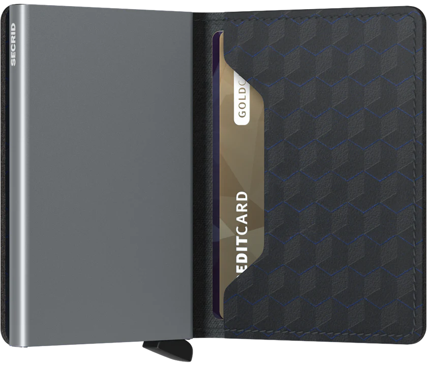 Secrid Slim Wallet - Optical Black-Titanium