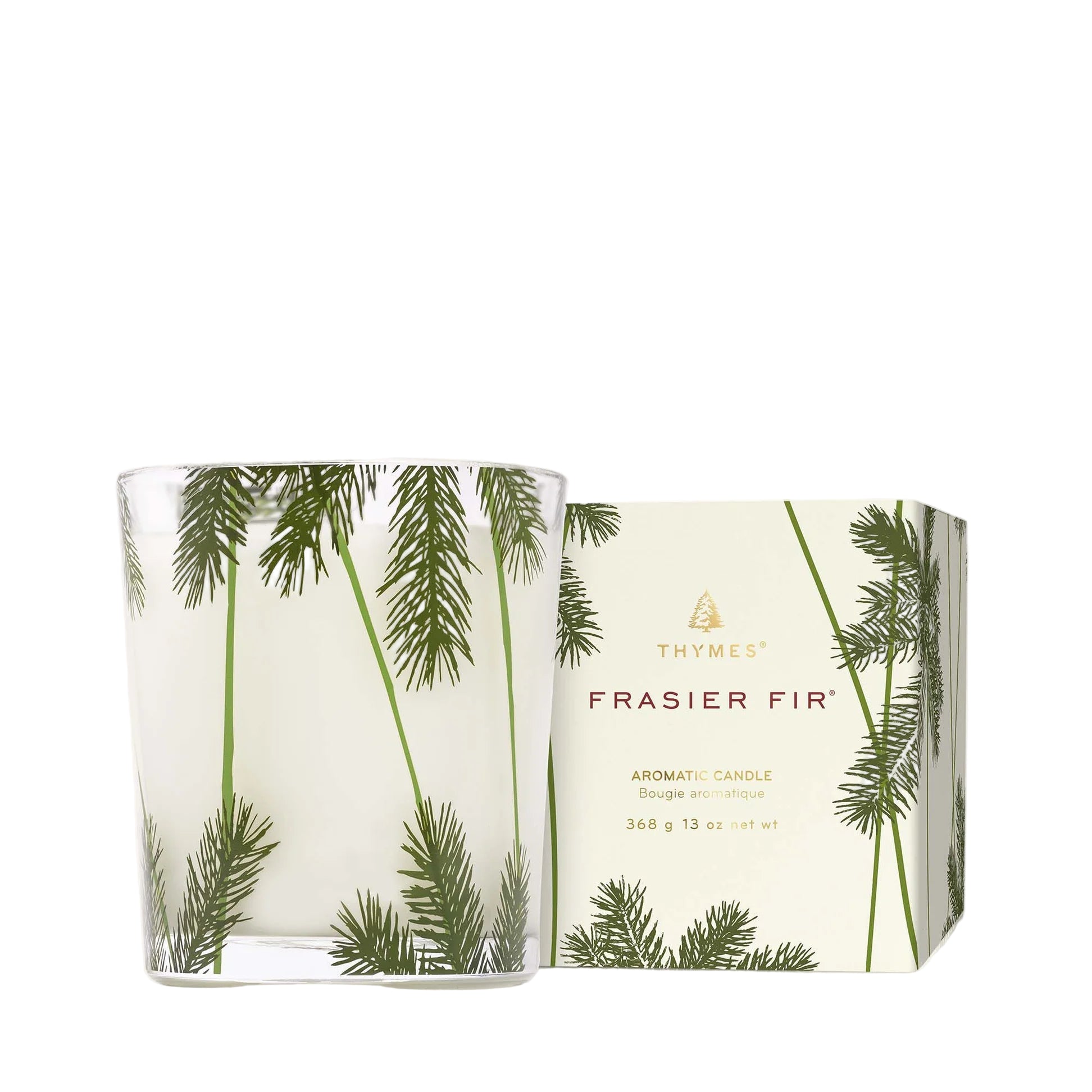 Frasier Fir Poured Candle, Pine Needle Design 6.5 oz