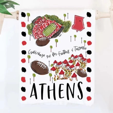 Athens, Georgia Tea Towel