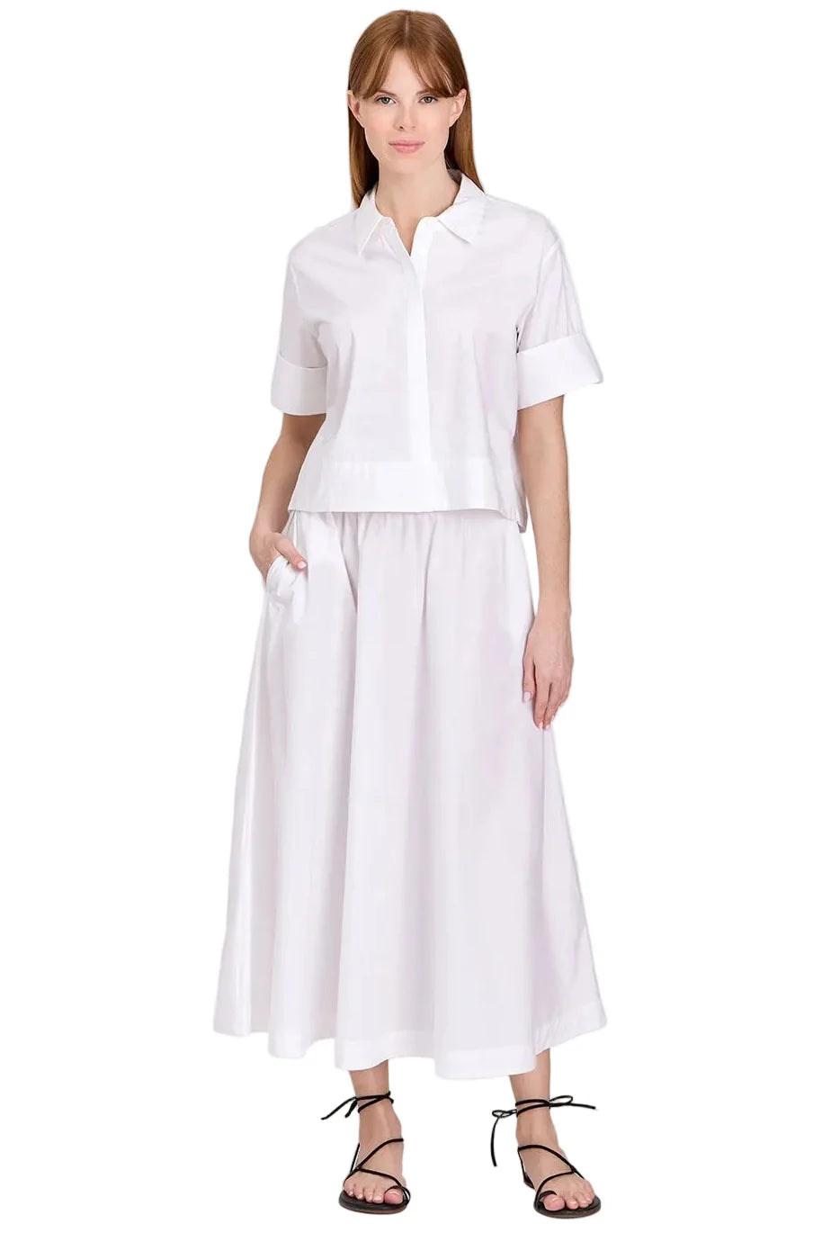 LIVRO Pavilion Skirt - White