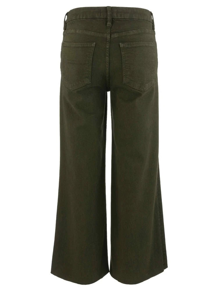Kut From the Kloth Meg High Rise Fab Ab Wide Leg  | Tuscan Olive