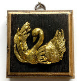 Museum Bees Bourbon Barrel Frame with Swan