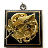 Museum Bees Painted Frame with Dragonflies on Necklace