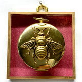 Museum Bees Acrylic Frame with Grande Bee on Compass