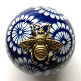 Museum Bees Ceramic Ball Frame with Grande Bee