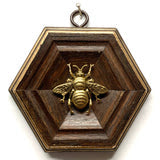 Museum Bees Wooden Frame with Grande Bee
