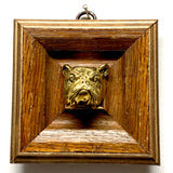 Museum Bees Wooden Frame with Bulldog