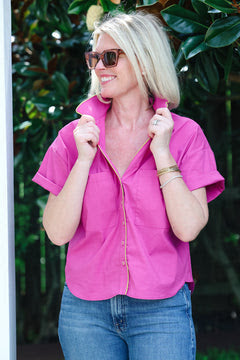 Heidi Houston Piper Top - Watermelon Spritz