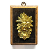 Museum Bees Bourbon Barrel Frame with Chief (3 1/4” wide)