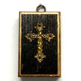 Museum Bees Bourbon Barrel Frame with Foliate Cross