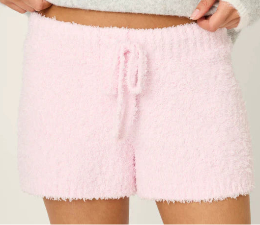 P.J. Salvage Bundle Up Boucle Set - Pink