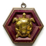 Museum Bees Painted Frame with Turtle