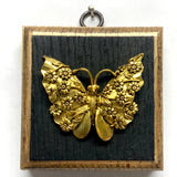 Museum Bees Bourbon Barrel Frame with Butterfly