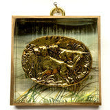 Museum Bees Acrylic Frame with Sporting Dogs / Slight Imperfections