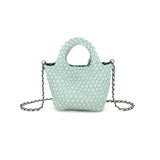 Woven Mini Tote - (multiple colors)