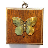 Museum Bees Wooden Frame with Butterfly