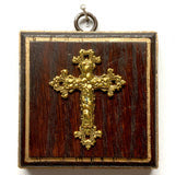Museum Bees Wooden Frame with Cross