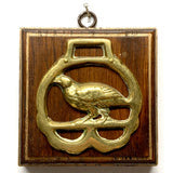 Museum Bees Wooden Frame with Horse Brass