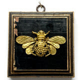Museum Bees Wooden Frame with Queen Bee on Coromandel