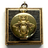 Museum Bees Bourbon Barrel Frame with Grande Bee on Compass