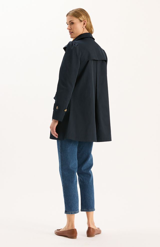 TYLER BÖE  Sutton Water Repellent Trench - Navy