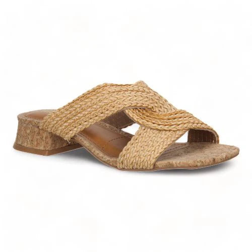 Verina Slide Sandal - Natural/Cork