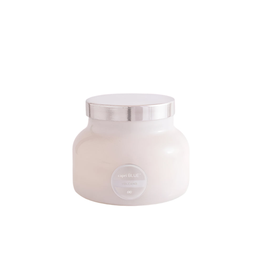 Capri Blue Volcano Candle - White Signature Jar - 19oz