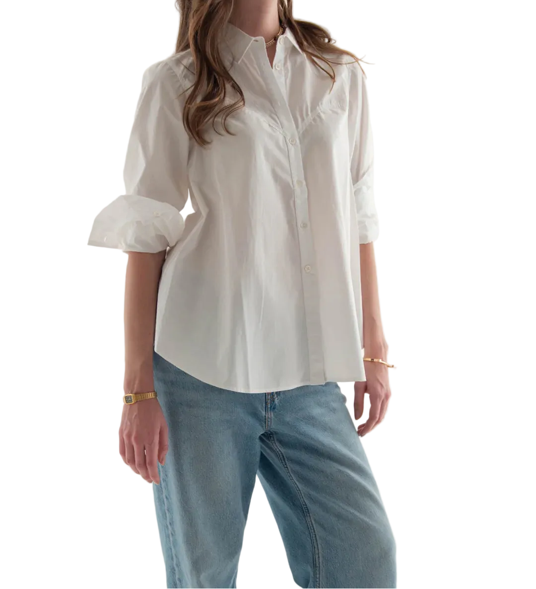 Heather Harlan - Bias Button Up Top