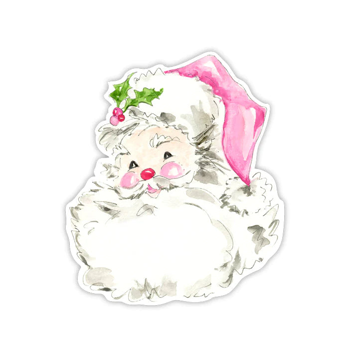 Die Cut Santa Accents - (red or pink)
