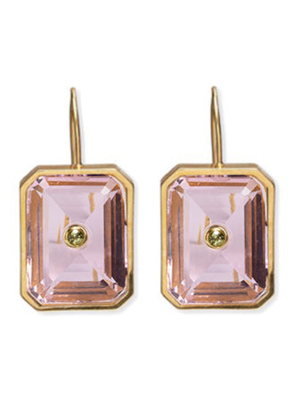 Lizzie Fortunato Tile Earrings - Pale Pink