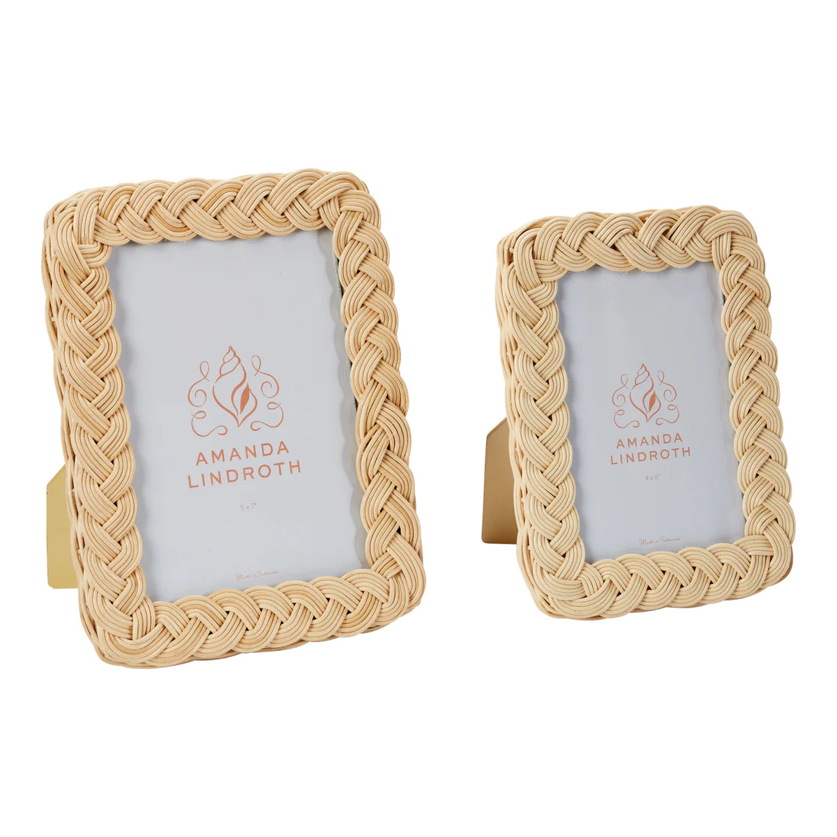 Amanda Lindroth Braided Picture Frame - (two sizes)