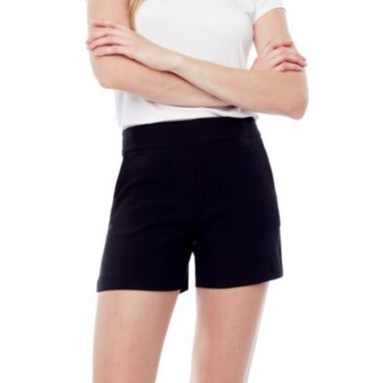 Lisa Solid Palermo Shorts - Black