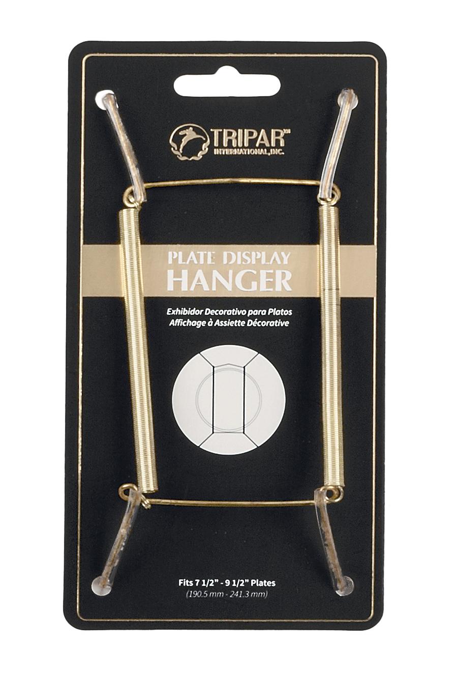 Brass Plate Hanger 7.5"-9.5"